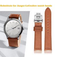 ตะขอเหล็กรูปนาฬิกาหนังแท้สำหรับ JAEGER-Lecoultre รุ่น Master ขนาด20มม. 21มม. สายรัดข้อมือกันน้ำผู้ชายสีน้ำตาลแบบใหม่