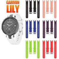 【CW】 For Garmin Lily Women Watch Soft Silicone Strap Replacement Sports Colorful Wristband Man With Tools