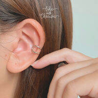 She with Cheewa | silver925 | chic earcuff ต่างหูหนีบเงินแท้ มินิมอล ใส่แล้วเป็น 2 เลเยอร์สุดชิค สามารถปรับขนาดตามใบหูได้เลยค่ะ