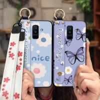 Dirt-resistant Wrist Strap Phone Case For Samsung Galaxy A6Plus/A9 STAR LITE/A6+ ring cartoon Anti-dust Kickstand Soft