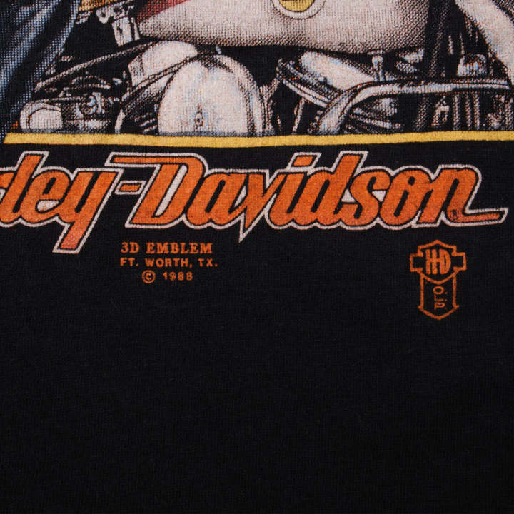 ตราสัญลักษณ์วินเทจ-harley-davidson-เสื้อยืดวินเทจ