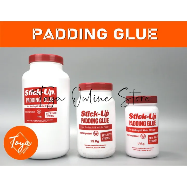 Stick Up Padding Glue RED (for DIY notepad ) Lazada PH