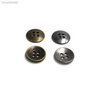 ✴❅ 20pcs new Zinc metal alloy Sewing Button bronze gun black Metal Buttons Round Antique Bronze 4 Holes bowl button