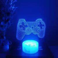 Game Icon Lamp Desk Setup Lighting Decor Atmosphere Neon Dimmable Bar Club K Wall Decoration Commercial Colorful Night Light