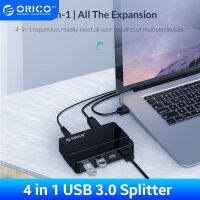 ORICO 4928U3 4 พอร์ต USB 3.0 HUB 5 Gbps Super Speed แบบพกพา USB Splitter พร้อมอะแดปเตอร์ไฟ 12V สำหรับแล็ปท็อปเดสก์ท็อปอุปกรณ์เสริม