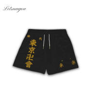 2023 newAnime Tokyo Revengers Shorts Men Women Classic GYM Workout Mesh Shorts One Layer Running Shorts Fashion Design Fitness Shorts