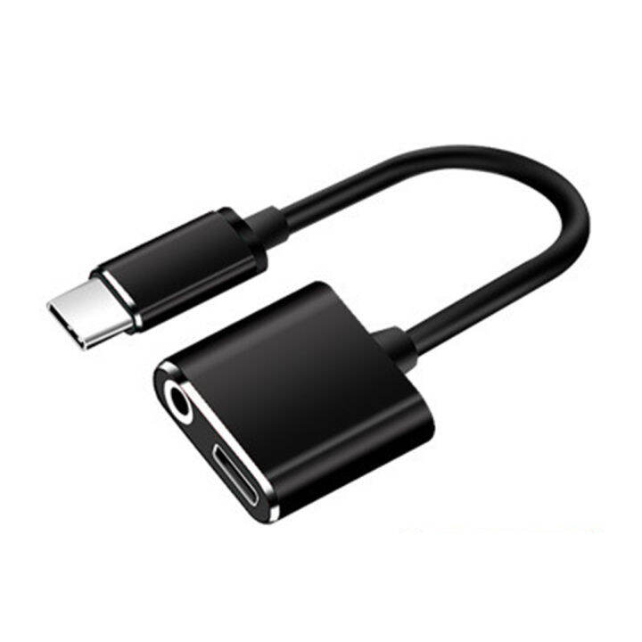 miao-2-in-1-usb-c-หูฟังชาร์จได้อะแดปเตอร์อะแดปเตอร์ประเภท-c-ถึง3-5มม-type-c-ตัวแยกสัญญาณเสียง