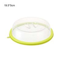 【hot】 Microwave Plate Cover Food BPA Safe Anti-Sputtering With Handle Resistant Lid