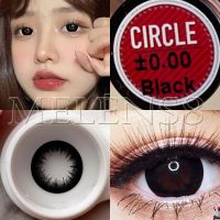 "มีค่าสายตา" สีดำ ตาโต คอนแทคเลนส์ : Circle ลายยอดฮิต สุดแบ้ว ที่สุดของสีดำ