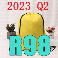 ล่าสุด2023 Q2 BR 98ถุง Drawstring BR98เข็มขัดกันน้ำกระเป๋าเป้สะพายหลังรองเท้าเสื้อผ้าโยคะวิ่งออกกำลังกายกระเป๋าเดินทาง