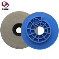 RIJILEI 4 5 6 Inch Snail Lock Diamond Resin Polishing Pad Edge Chamfer Polishing Block For Marble Granite Resin Grinding Disc