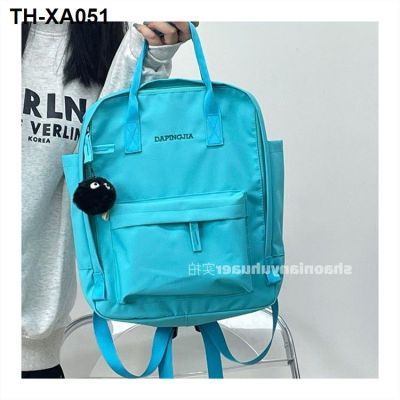 love at a glance Korean version of ins campus forest all-match college student backpack chic high school schoolbag girl