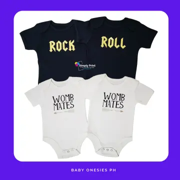 Womb Mates Personalized Twin Shirts or Bodysuits