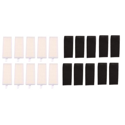 10Pcs Washable HEPA Filter Replacement Parts for 360 SmartAI C50 G50 Robot Vacuum Cleaner