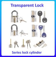 【YF】 Transparent Practice  Lock Door Opener Clear Padlock Visible Cutaway Keyed Repair FOR Beginner  and Pro Locksmiths