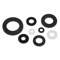 【2023】M2 M2.5 M3 M4 M5 M6 M8 M10 M12 White Black Plastic Nylon Flat Washer Plane Spacer Seals Insulation Gasket Ring For Screw