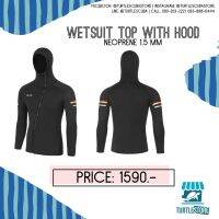 เสื้อ​ Wetsuit​ Dive&amp;Sail​ มี​ Hood 1.5mm​ (ของพร้อมส่งไทย)​