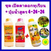 ชุด เปิดตาดอกทุเรียน กระตุ้นออกดอก สาหร่าย+อะมิโน ยูโรซี+ยูโรโกรด์1ลิตร+ปุ๋ยน้ำลักกี้เฟรช 4-24-24 ขนาด 1 L กระตุ้นทุเรียนออกดอก เปิดตาดอก