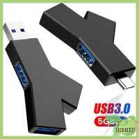 IHBNEP Y Type Data Transmission 3พอร์ต Type Type-C 3.1ฮับ USB 3.0 2.0 Expander แยกอะแดปเตอร์ OTG