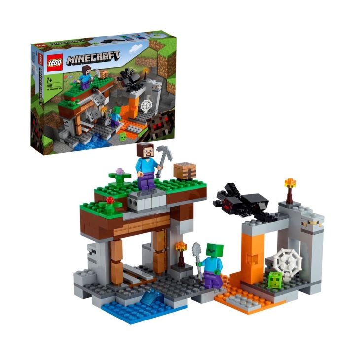 lt-ของแท้-พร้อมส่ง-gt-lego-minecraft-21166-21165-the-abandoned-ชุดของเล่นเสริมพัฒนาการเด็ก-สินค้าพร้อมส่ง