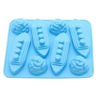 hot【cw】 Silicone Titanic Shaped Mold Trays Patterns Boat Carving Mould Maker Drink