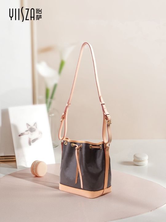 suitable-for-lv-classic-noe-bb-presbyopia-bucket-bag-shoulder-strap-accessories-armpit-diagonal-color-changing-leather-bag-with-hand-strap