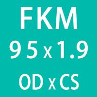 แหวนวงแหวนปะเก็นยางสีเขียว Fkm ซีล Cs1.9Mm Od83/85/90/95/100/105/110/115/120/140Mm แหวนน้ำมัน Oring(Od95Mm)