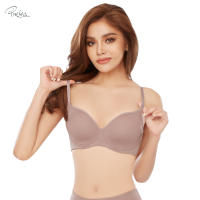 Presea  บรามีโครงเต้าเรียบ รุ่น Classy Bra สีชมพู(Deep Rosie) MA1705