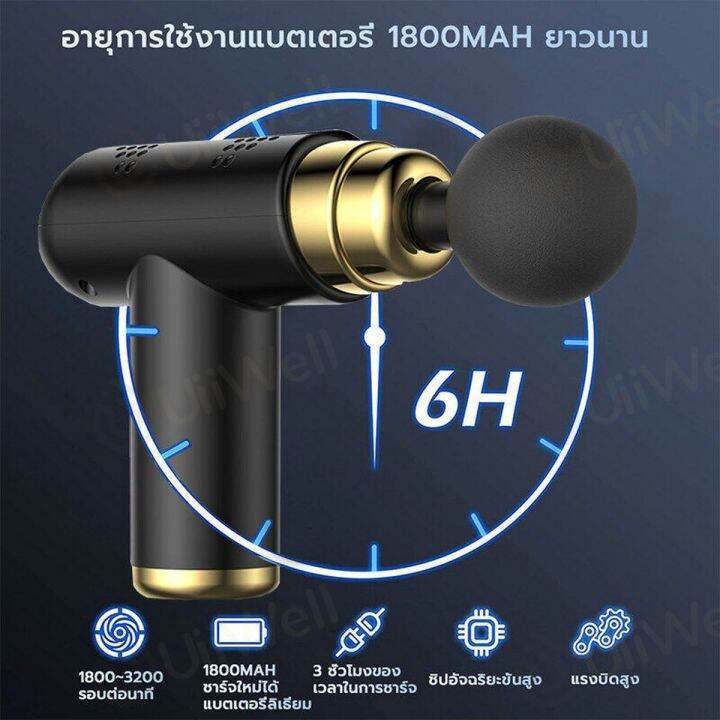 bomidi-m1-mini-massage-gun-portable-wireless-เครื่องนวด-ปืนนวดกล้ามเนื้อ-ปืนนวดกล้ามเนื้อ-5in1-เครื่องนวดไฟฟ้า-เครื่องนวดหลัง-เครื่องนวดมือ