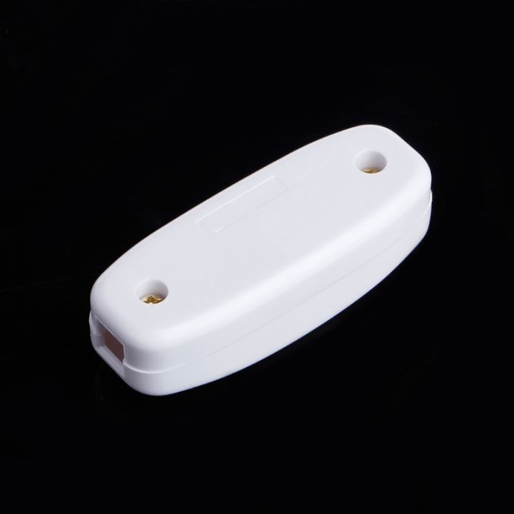 สวิตช์ไฟสายไฟอินไลน์พลาสติกสีขาวขนาดกะทัดรัด10a-250v-พร้อมไฟ-led