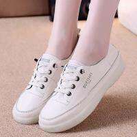 ▼♧℡ Counter broken code processing beef tendon soft sole real soft leather small white shoes shallow mouth breathable new womens spring summer and autumn student shoes