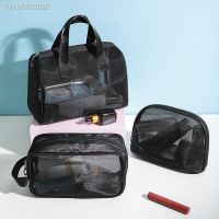 ▲ Black Travel Cosmetic Bag Women Zipper Make Up Transparent Makeup Case Organizer Storage Pouch Toiletry Beauty Wash Kit Bags