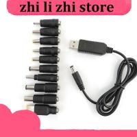 zhilizhi Store Dc male power charger connector  4.0x1.7 7.4 jack USB boost Cable line DC 5V to 9V 8.4V 12V Step UP Module Converter Adapter