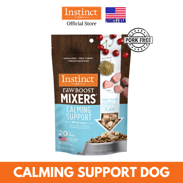 Instinct Raw Boost Mixers Calming Support FreezeDried Dog Food Topper