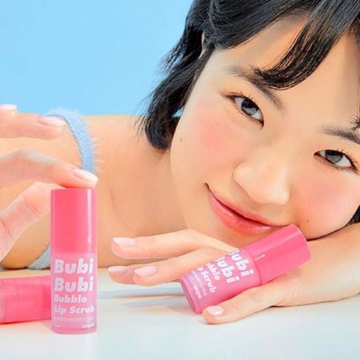 ลิปสครับ-ปากแหห้งแตก-เป็นขุย-สครับปาก-ยอดฮิต-bubi-bubi-lip-scrub-10ml-แก้ปัญหา-ใครมีปัญหาปากคล้ำ-ทาลิปไม่สวย-ปากแห้งแตกเป็นร่อง-สินค้าพร้อมส่ง