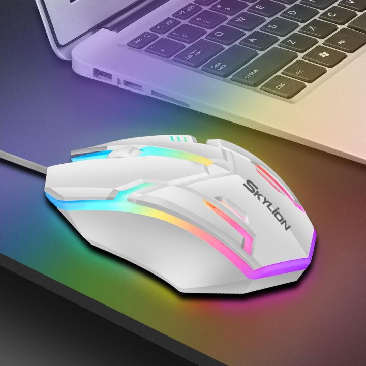 skylion-f1-wired-3-keys-mouse-colorful-lighting-gaming-and-office-for-microsoft-windows-and-apple-ios-system