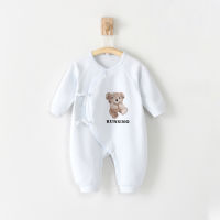 （HOT) ชุดหมีทารกเสื้อผ้าเด็กแรกเกิดชุดหมี 0-3 เดือน a ชุดนอนไร้กระดูก