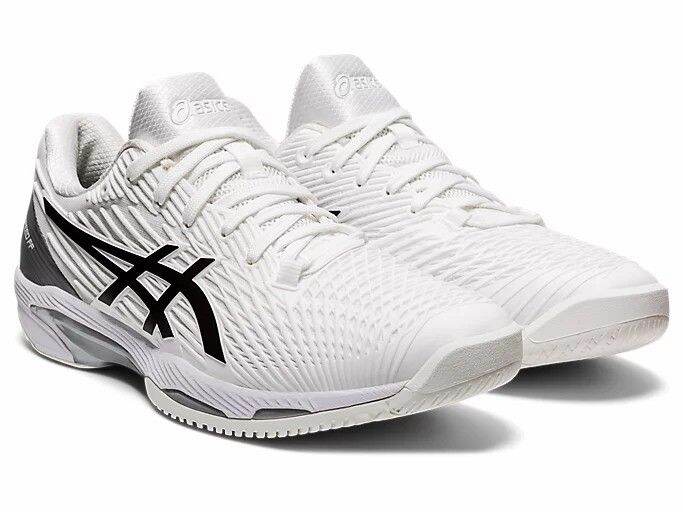 ASICS Solution Speed FF2 Men White/Black Tennis Shoes Sepatu Tenis 2023