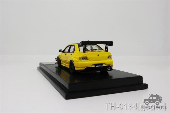 cm-modelo-1-64-lancer-evo-ix-voltex-amarelo-com-preto-carroof-diecast-carro