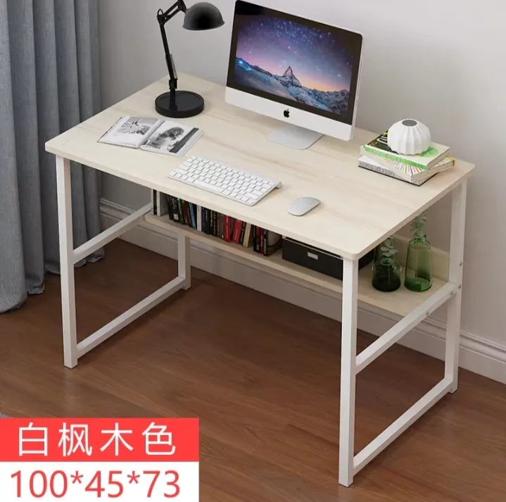[EEE] Sarawak Ready Stock 100cm x 40/45/48 cm Computer desk decoration table study table simple modern writing desk