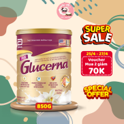 Sữa bột Glucerna hương vani lon 850g dành cho người đái tháo đường