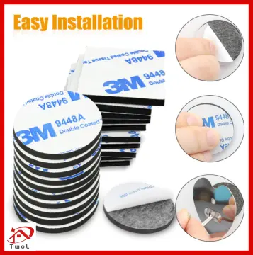 10pcs Black Eva Foam Tape Pad 30mm Round 3M 9448A for Strong Permanent Mounting