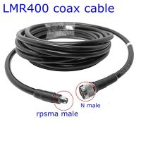 LMR400 Coaxial Cable L16 N Male Plug To RP-SMA Male Connector N Male To RPSMA Male Crimp for LMR-400 RF Coax Pigtail Antenna Ham Electrical Connectors