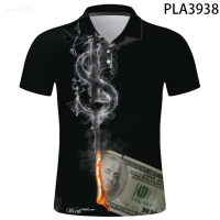 Smoke New Summer 2023 3d Printed Fashion Ropa Men Polo Shirts Boy Street Short Sleeve Casual Ropa De Hombre Streetwear Polo Homme Unisex summer polo