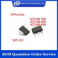 10 Pcs ACS108-5SN ACS108-6SN-TR ACS108-8SN-TR ACS108-6SN ACS108-8SN TRIAC SENS GATE 500V/600V 0.8A TRIAC Logika 800V 800MA SOT223