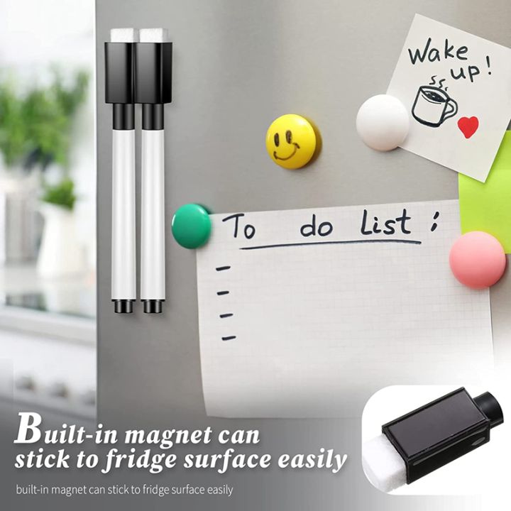 100-pieces-magnetic-dry-erase-markers-whiteboard-black-dry-erase-markers-with-rubber-cap-fine-tip-dry-erase-markers