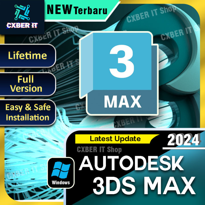 Autodesk 3DS MAX 2024/2023 + VRay with Video Guide for Install (Latest