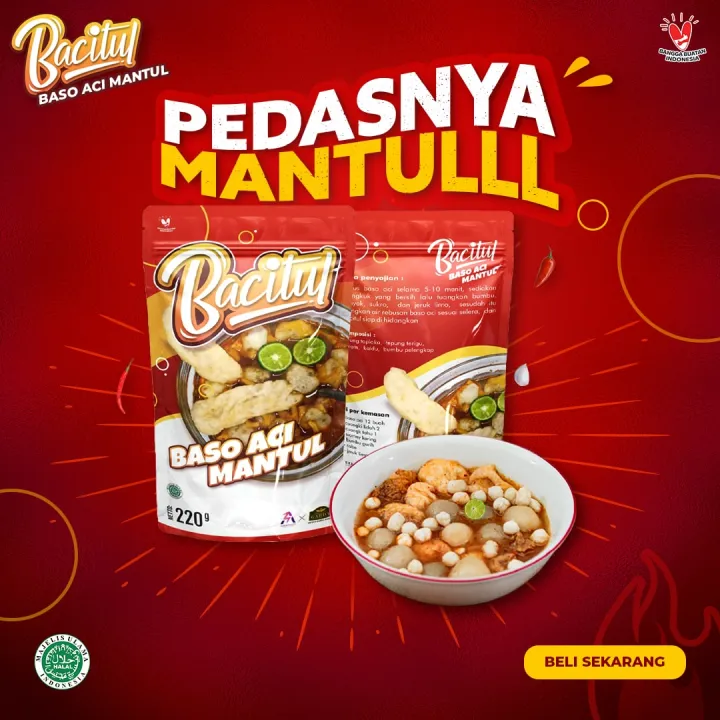 Baso Aci Instan Premium Bacitul Baso Aci Khas Kota Sukabumi Isi 1