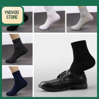 YNDVQO STORE Sport Sweat absorpt Soft Elastic Mens Cotton Socks Medium Sock Business