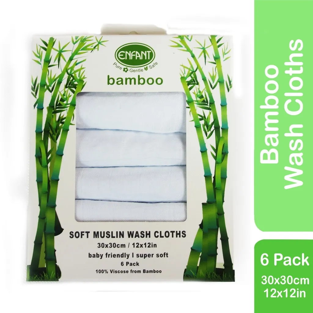 bamboo muslin face cloth